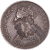 Moneta, Dżibuti, Victoria, 1/2 Rupee, after 1885, Przebicie, AU(50-53), Srebro