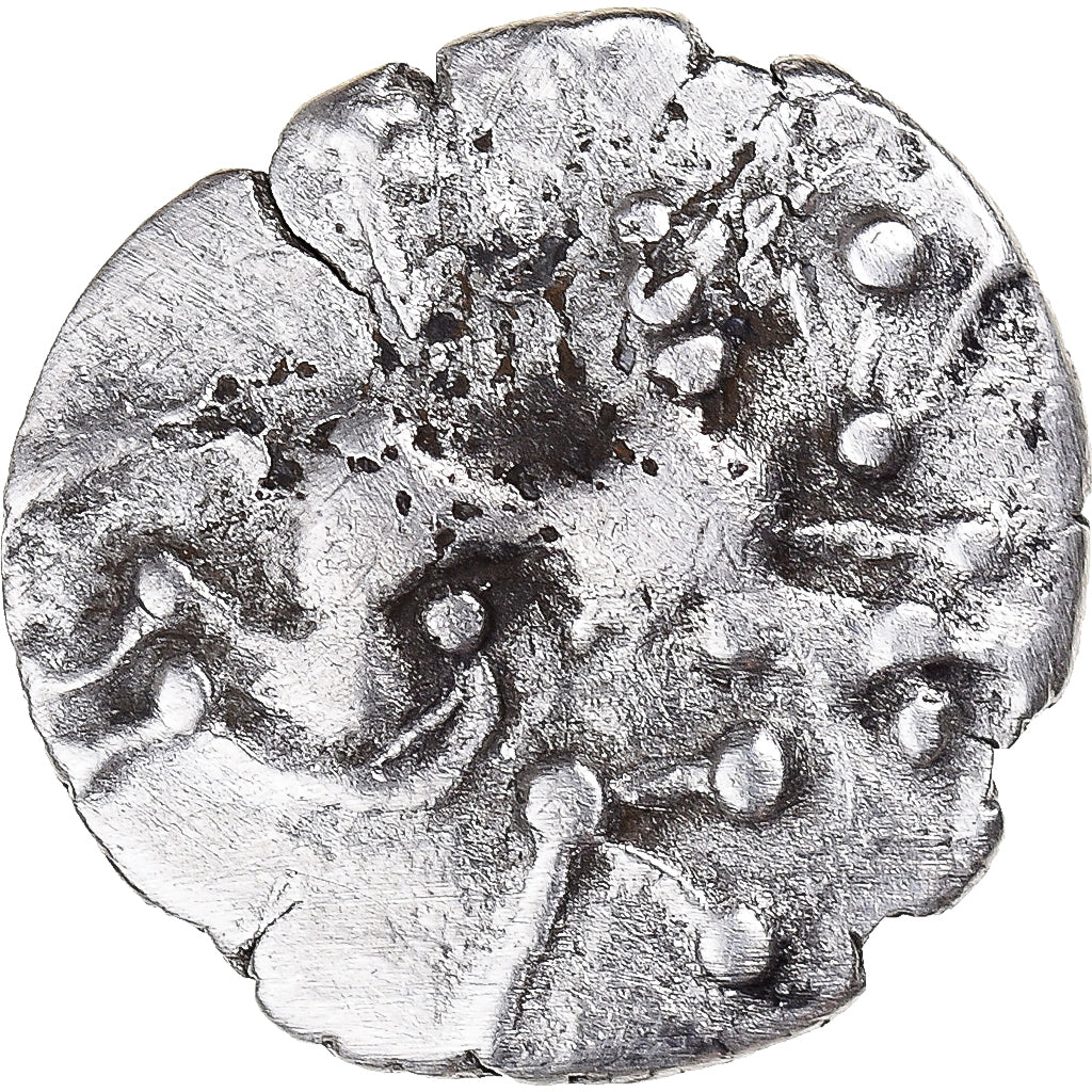 Moneta, Aulerci Cenomani, Denier, ca. 80-50 BC, Le Mans, BB, Argento