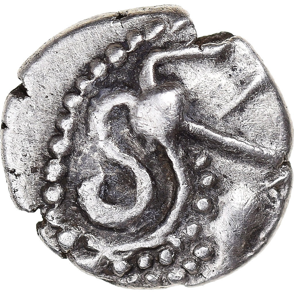 Coin, Aulerci Cenomani, Denier, ca. 80-50 BC, Le Mans, EF(40-45), Silver