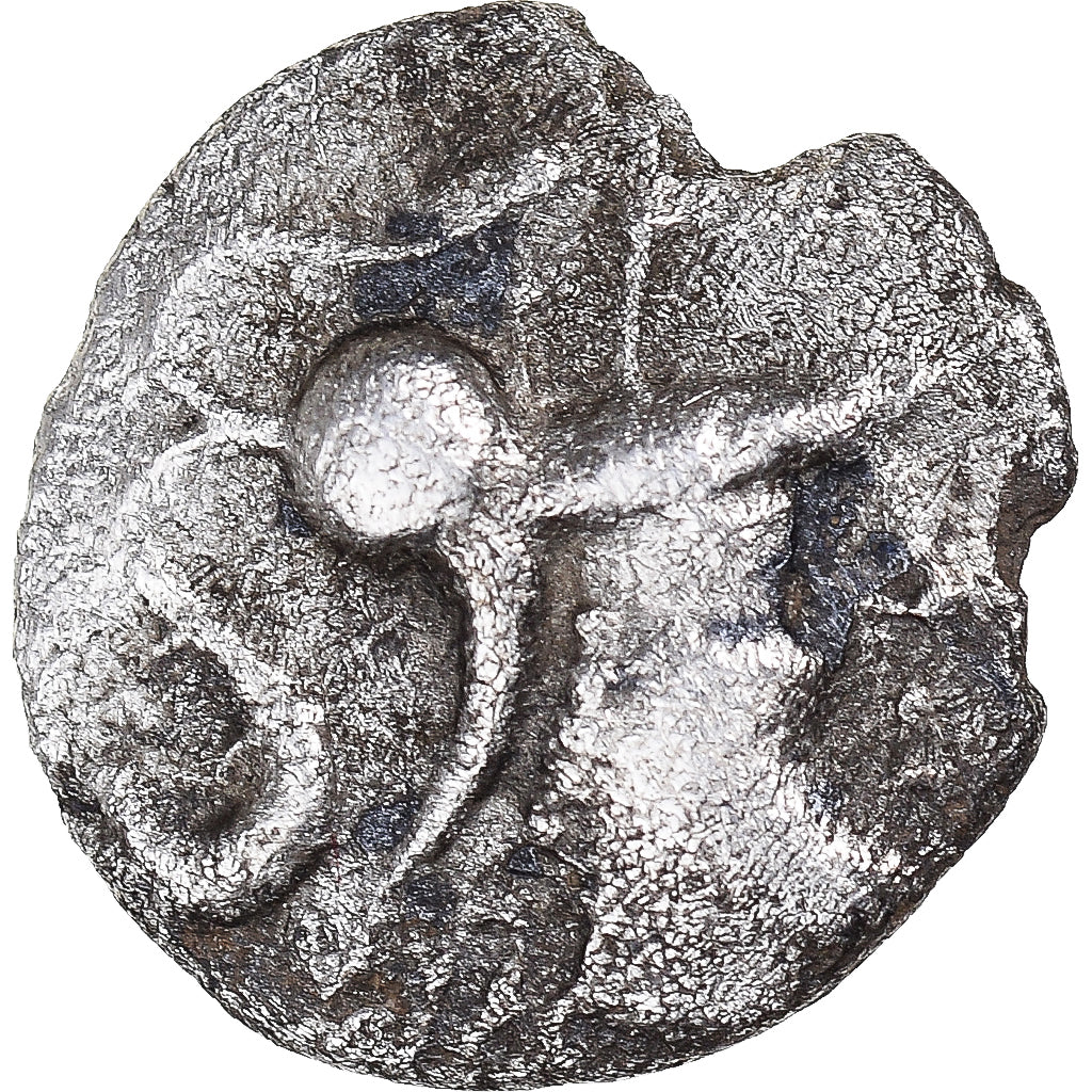 Moneda, Aulerci Cenomani, Denier, ca. 80-50 BC, Le Mans, MBC, Plata