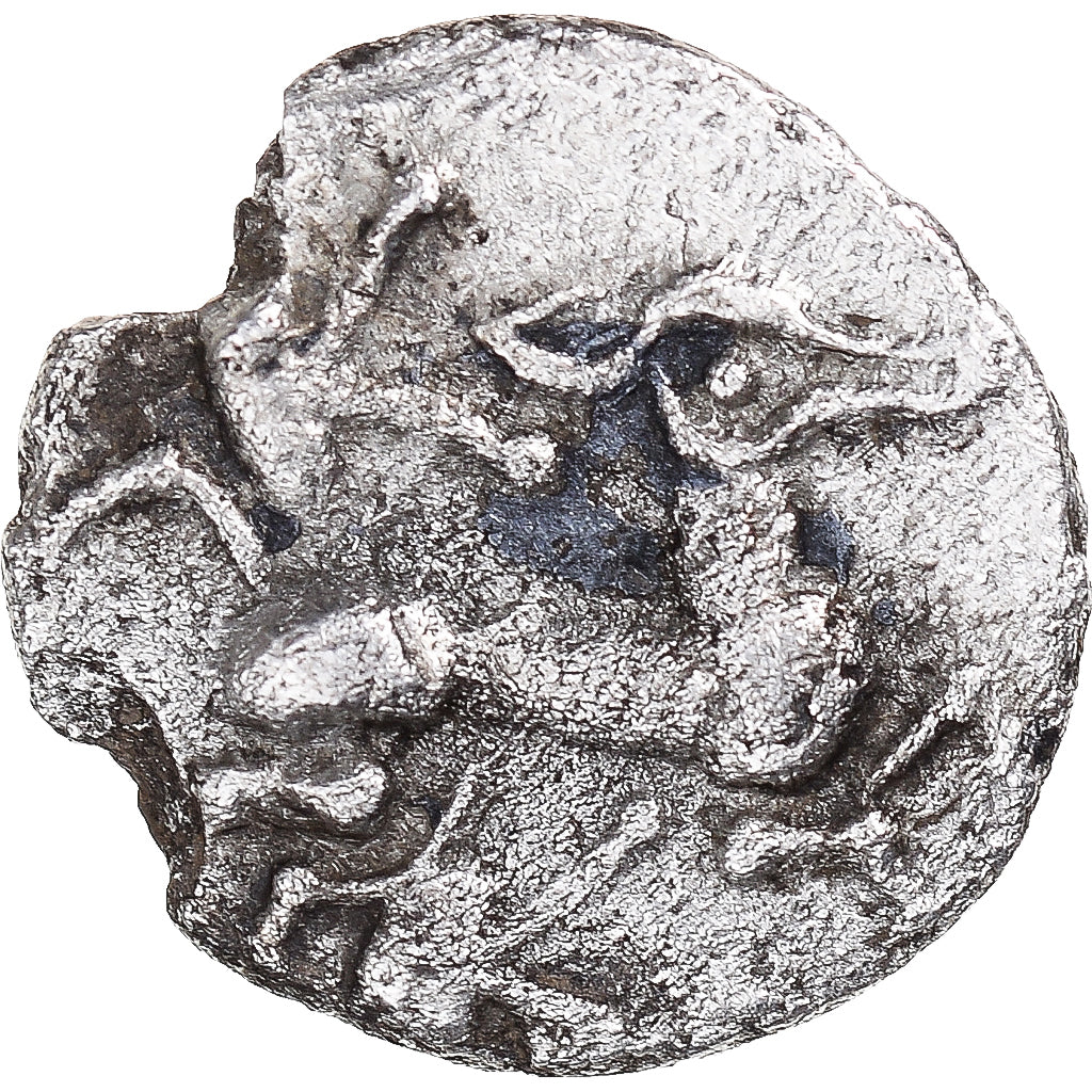 Moneda, Aulerci Cenomani, Denier, ca. 80-50 BC, Le Mans, MBC, Plata