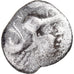 Moneda, Aulerci Cenomani, Denier, ca. 80-50 BC, Le Mans, BC+, Plata