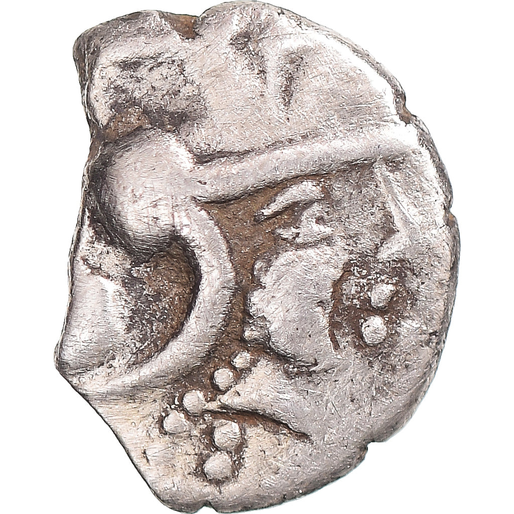 Moeda, Aulerci Cenomani, Denier, ca. 80-50 BC, Le Mans, EF(40-45), Prata
