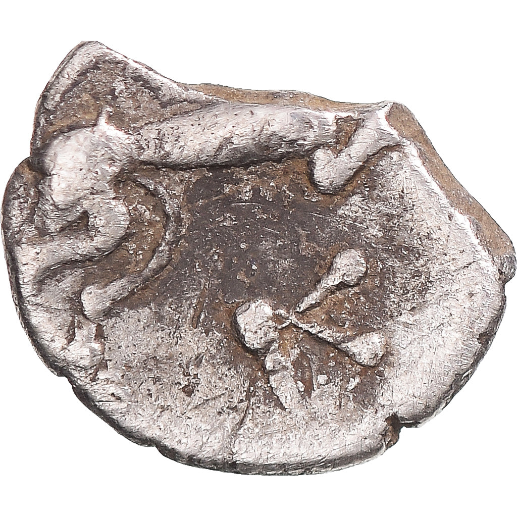 Moeda, Aulerci Cenomani, Denier, ca. 80-50 BC, Le Mans, EF(40-45), Prata