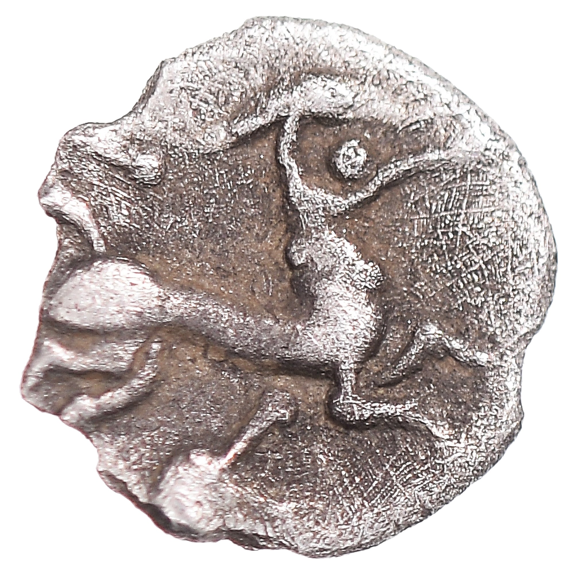 Munten, Aulerci Cenomani, Minimi, ca. 80-50 BC, Le Mans, ZF+, Zilver