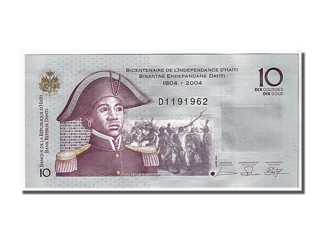 Banknote, Haiti, 10 Gourdes, 2006, KM:272b, UNC(65-70)