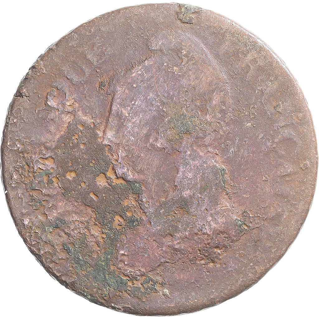 Coin, France, Dupré, Decime, AN 8, Strasbourg, F(12-15), Copper, Gadoury:187a