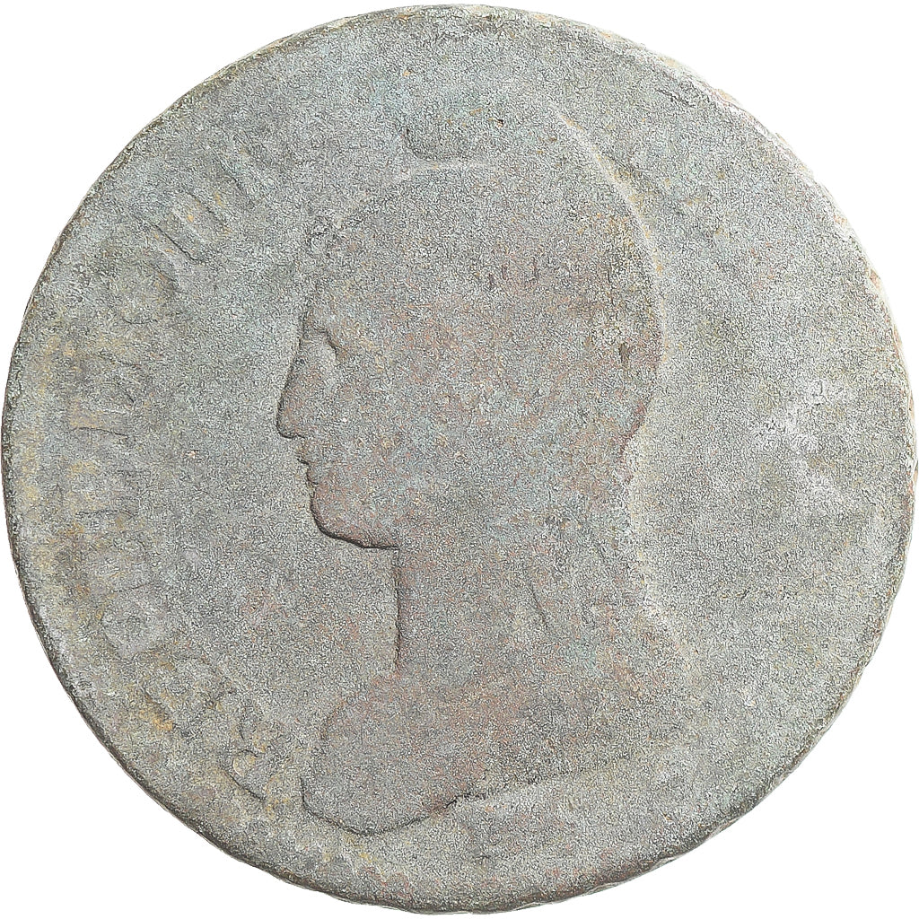 Coin, France, Dupré, Decime, AN 8, Strasbourg, F(12-15), Copper, Gadoury:187a