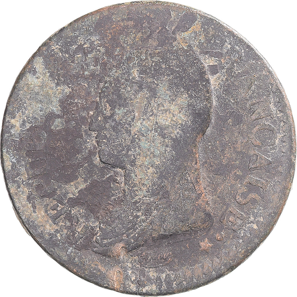 Coin, France, Dupré, Decime, F(12-15), Copper, Gadoury:187/187a
