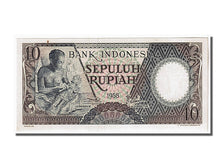 Banconote, Indonesia, 10 Rupiah, 1958, KM:56, SPL