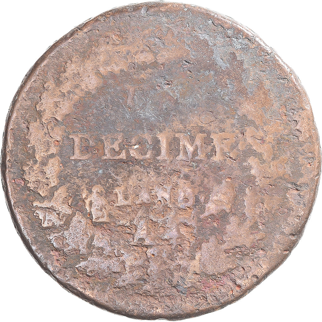 Coin, France, Dupré, Decime, AN 8, Metz, VG(8-10), Copper, Gadoury:187a