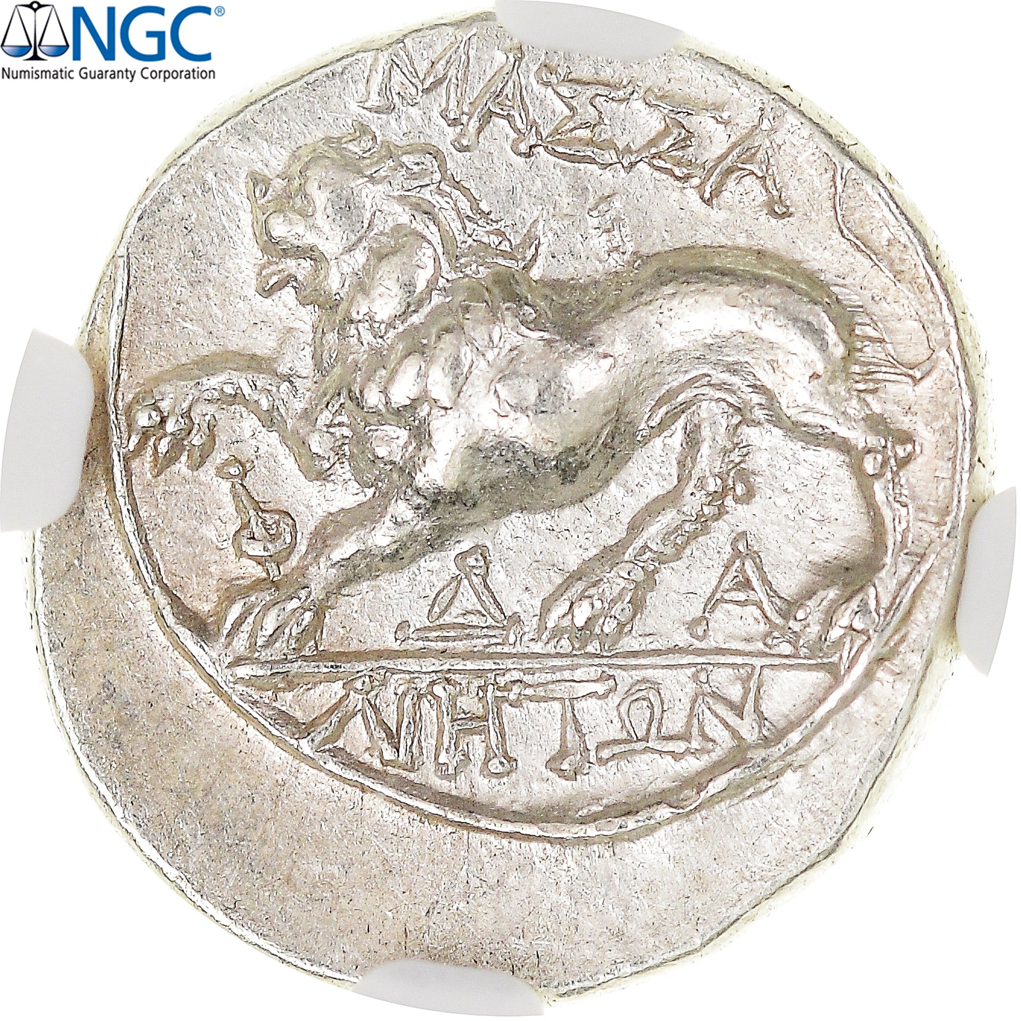 Gaul, Drachm, ca. 125-90 BC, Marseille, Argento, NGC, SPL-, 6556787-031