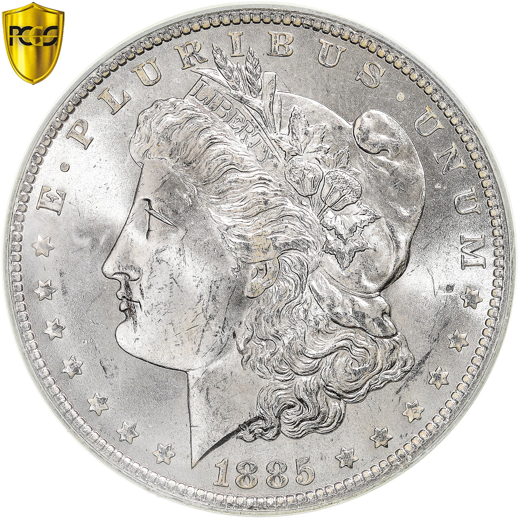 Moneta, Stati Uniti, Morgan dollar, 1885, U.S. Mint, New Orleans, PCGS, MS64+