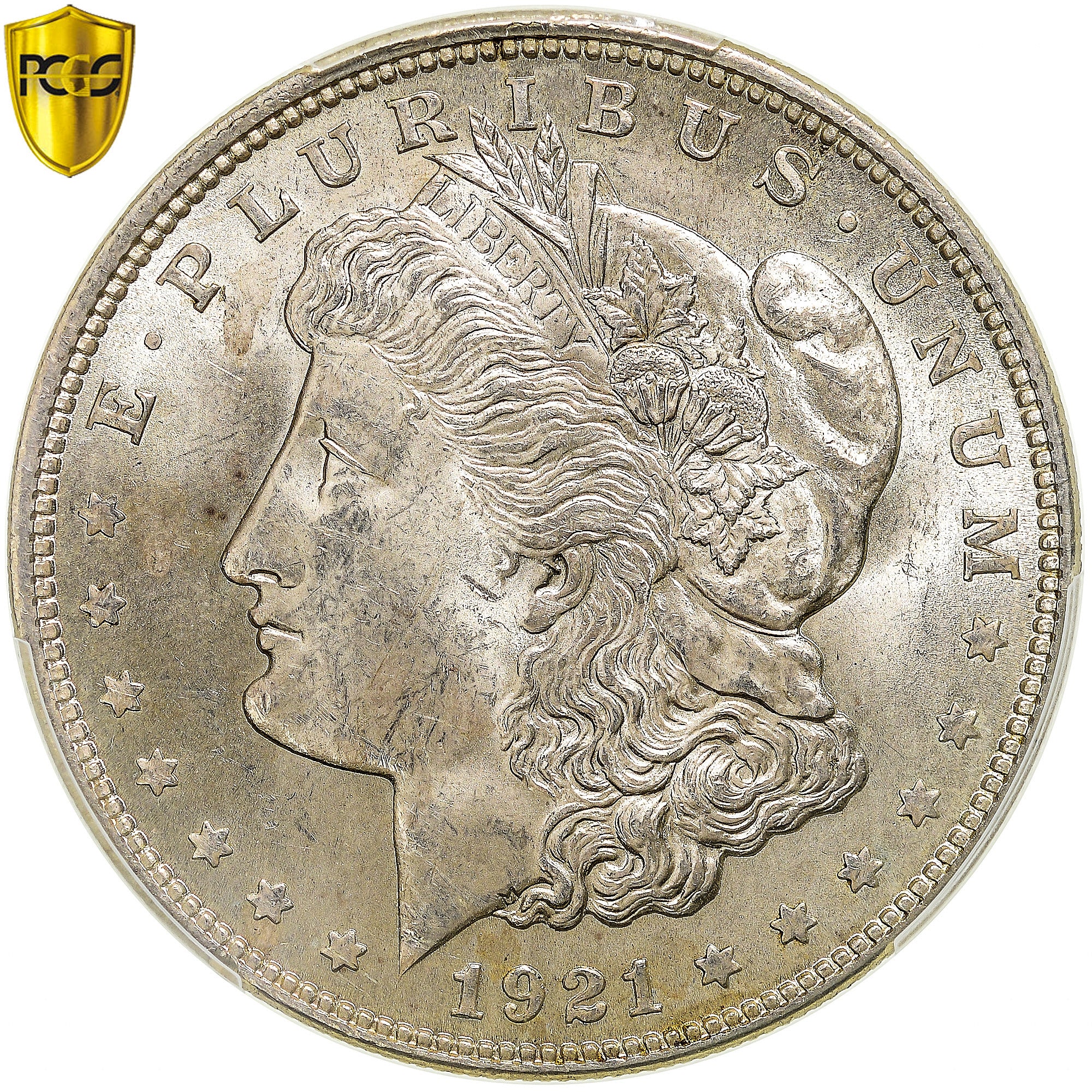 Moneta, Stati Uniti, Morgan dollar, 1921, U.S. Mint, Philadelphia, PCGS, MS65