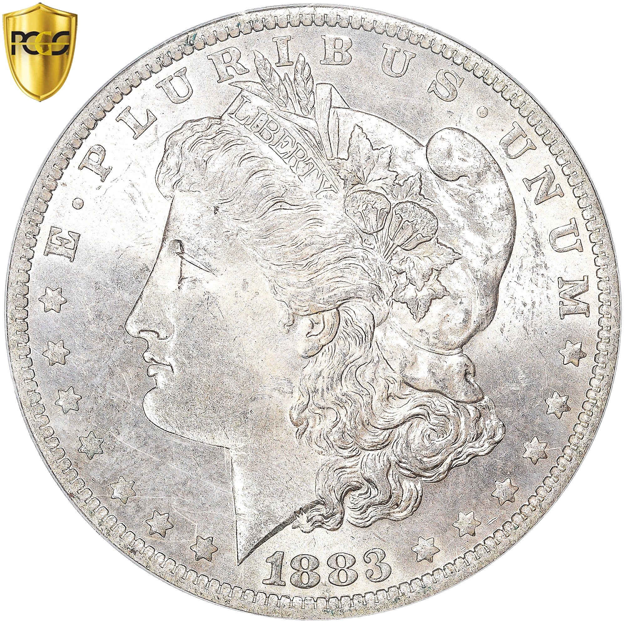 Coin, United States, Morgan dollar, 1883, U.S. Mint, New Orleans, PCGS, MS64