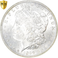 Coin, United States, Morgan dollar, 1899, U.S. Mint, New Orleans, PCGS, MS64
