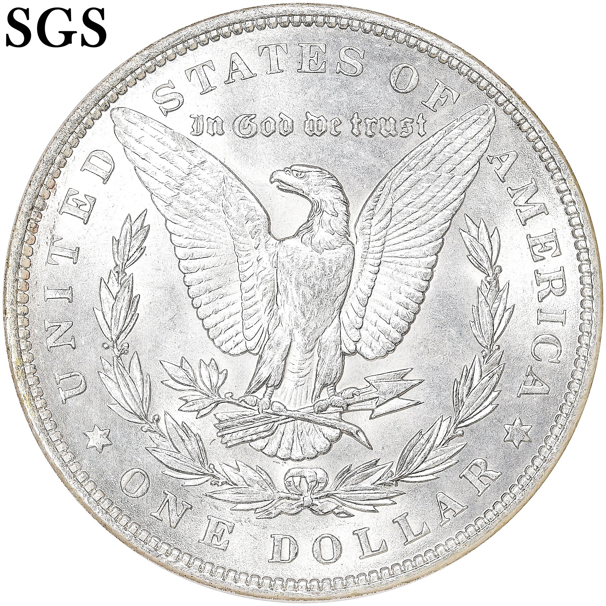 Coin, United States, Morgan dollar, 1888, U.S. Mint, Philadelphia, SGS, MS65