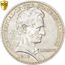 Moneda, Estados Unidos, Lincoln-Illinois, Half Dollar, 1918, Philadelphia, PCGS