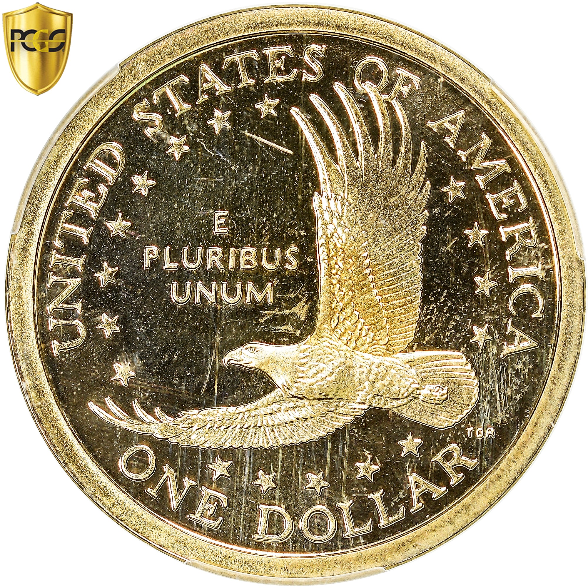 Monnaie, États-Unis, Sacagawea Dollar, 2001, San Francisco, PCGS, PR65DCAM