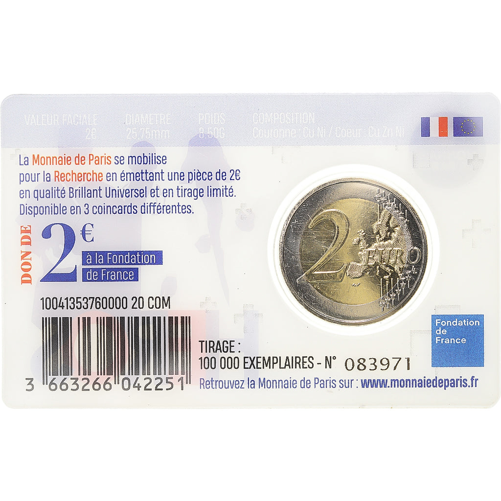 Frankrijk, 2 Euro, Héros de la pandémie, 2020, Monnaie de Paris, BU, FDC