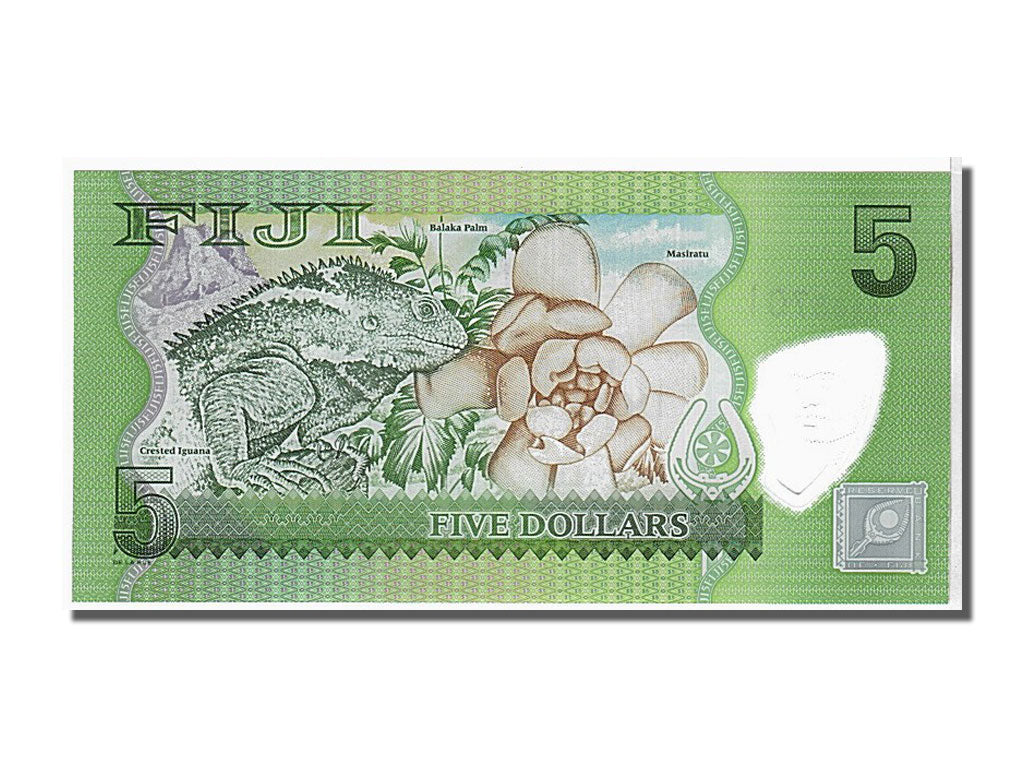 Banconote, Figi, 5 Dollars, 2013, KM:115, FDS