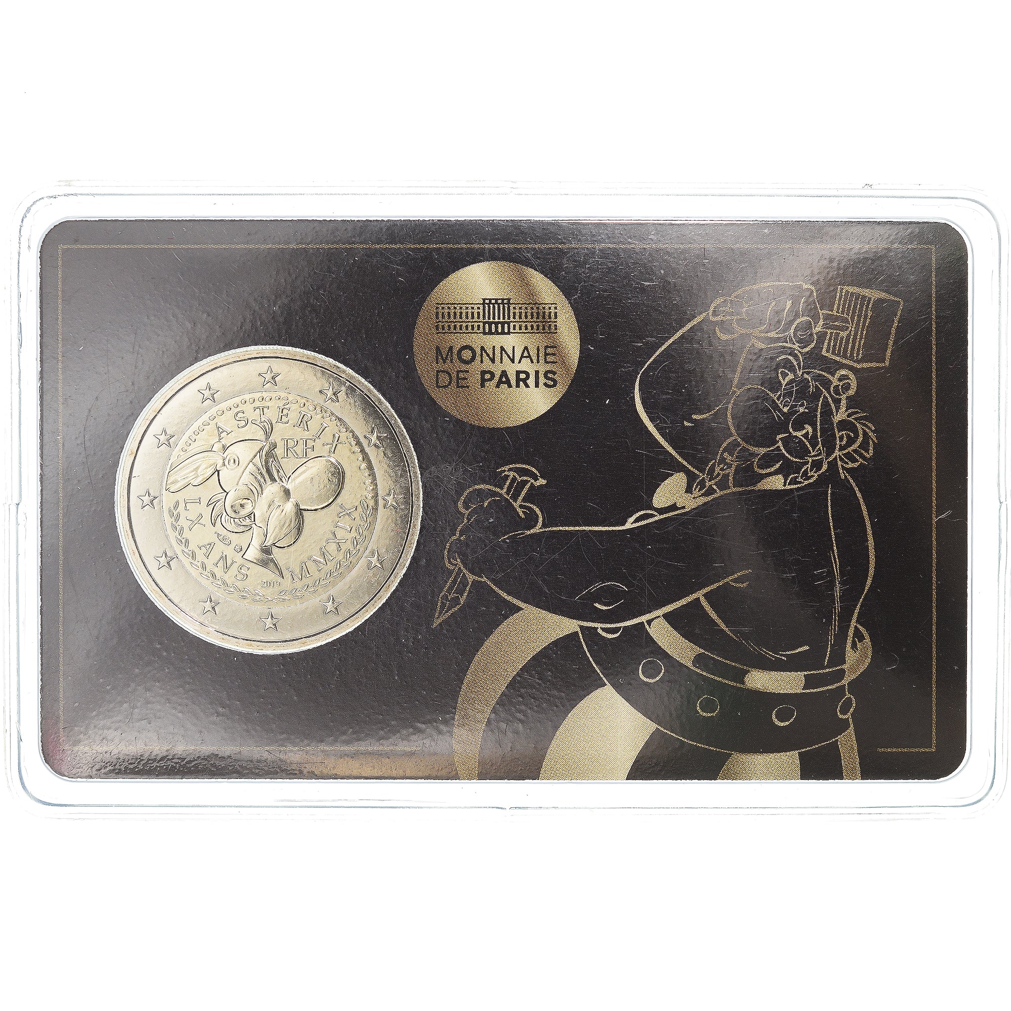 France, 2 Euro, 60 ans d'Astérix, 2019, Monnaie de Paris, BU, MS(65-70)