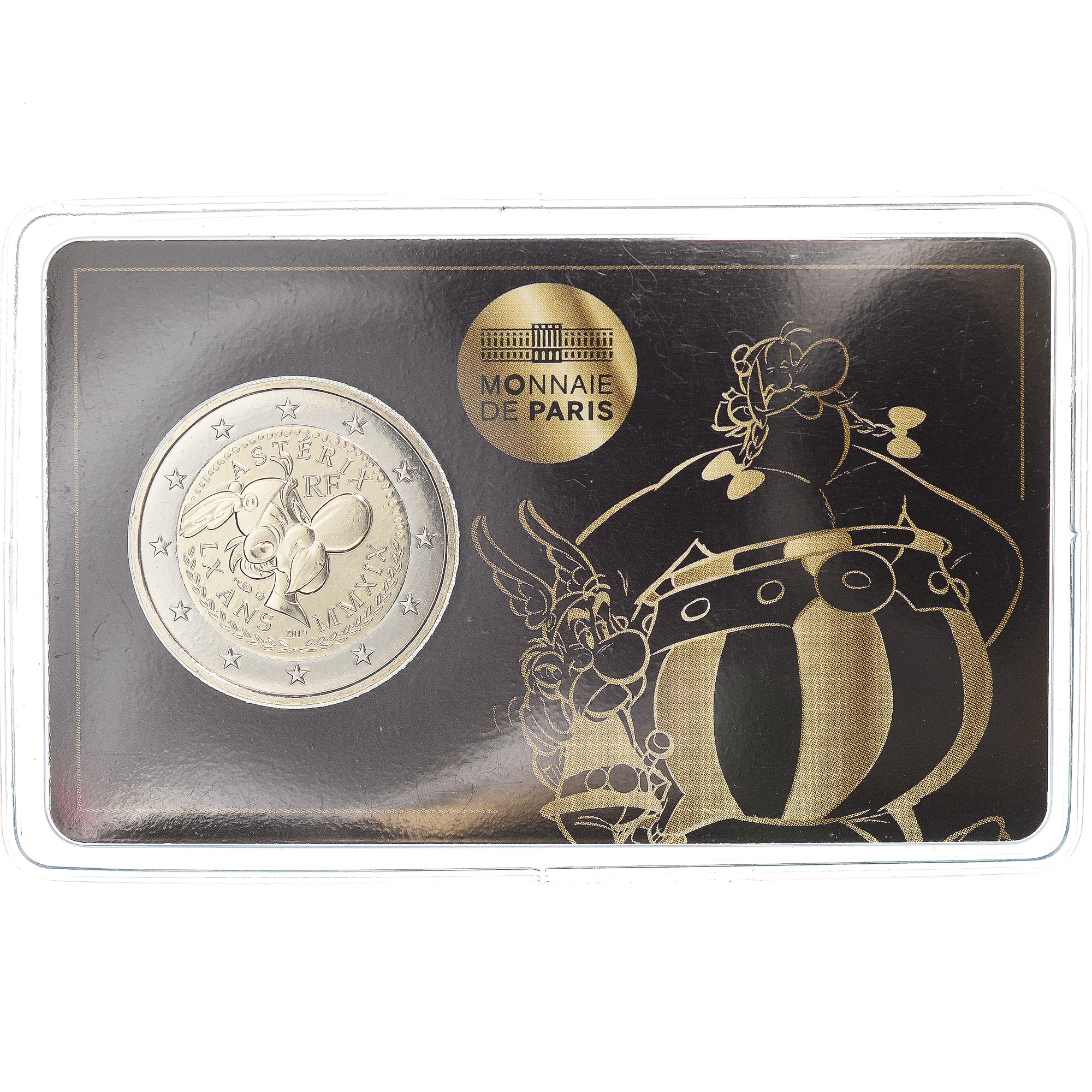 France, 2 Euro, 60 ans d'Astérix, 2019, Monnaie de Paris, BU, MS(65-70)