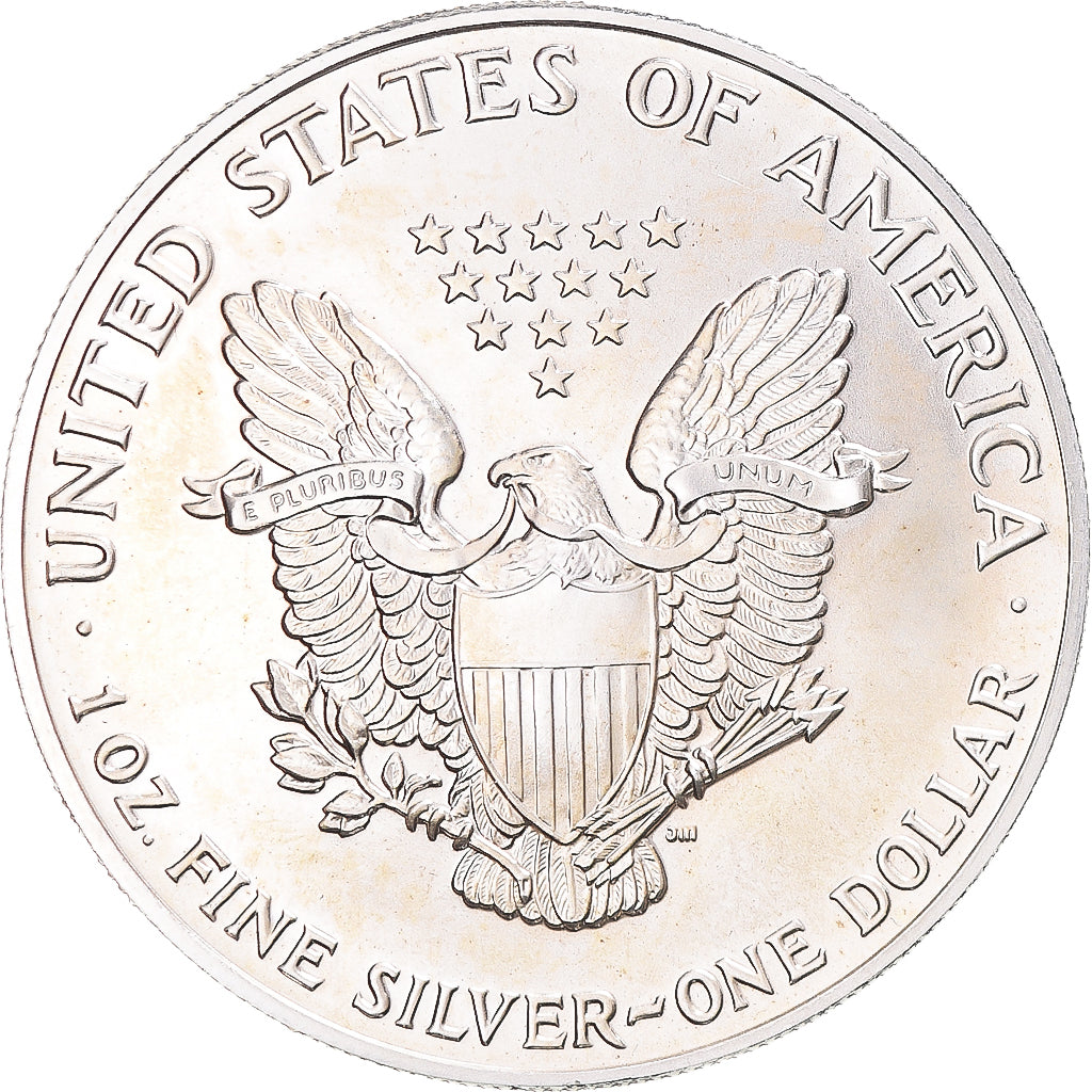 Coin, United States, Dollar, 1991, U.S. Mint, Philadelphia, 1 Oz, MS(64)