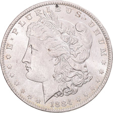 Moneta, Stati Uniti, Morgan dollar, 1884, U.S. Mint, New Orleans, SPL, Argento