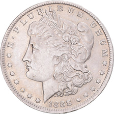 Coin, United States, Morgan dollar, 1888, U.S. Mint, New Orleans, AU(55-58)
