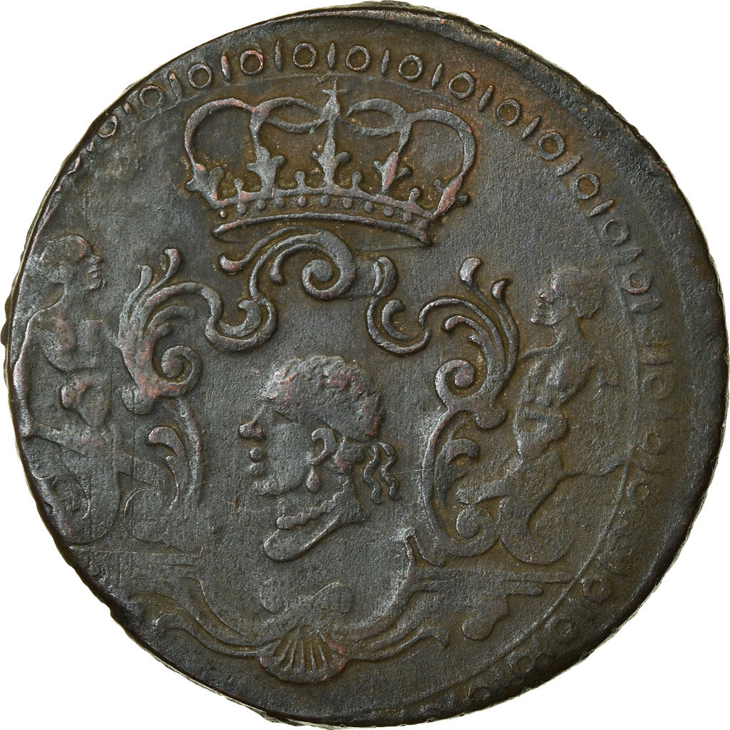 Coin, ITALIAN STATES, CORSICA, General Pasquale Paoli, 4 Soldi, 1764, Murato