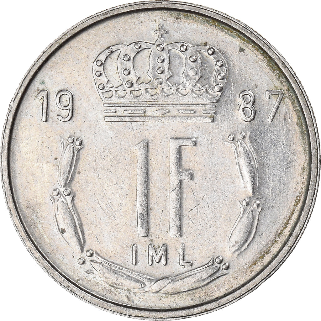 Coin, Luxembourg, Franc, 1987