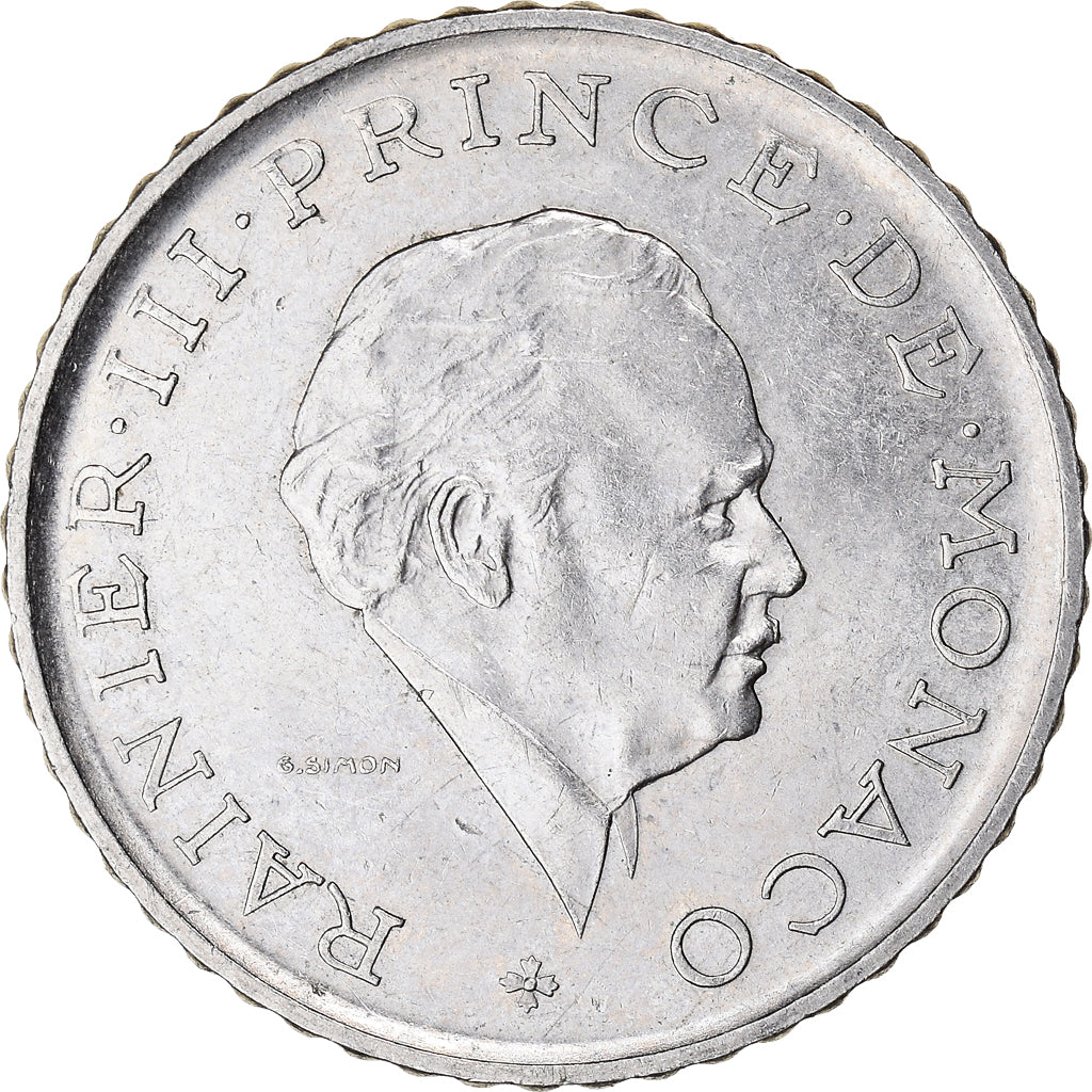 Moeda, Mónaco, 2 Francs, 1979