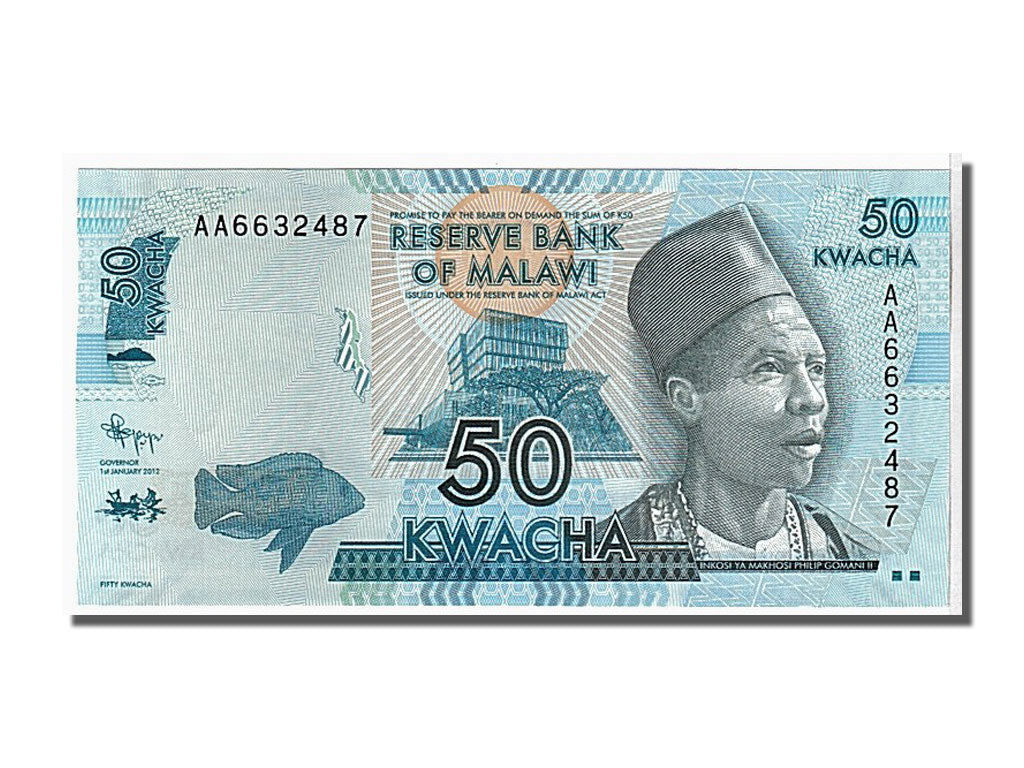 Malawi, 50 Kwacha, 2012, KM:58, FDS