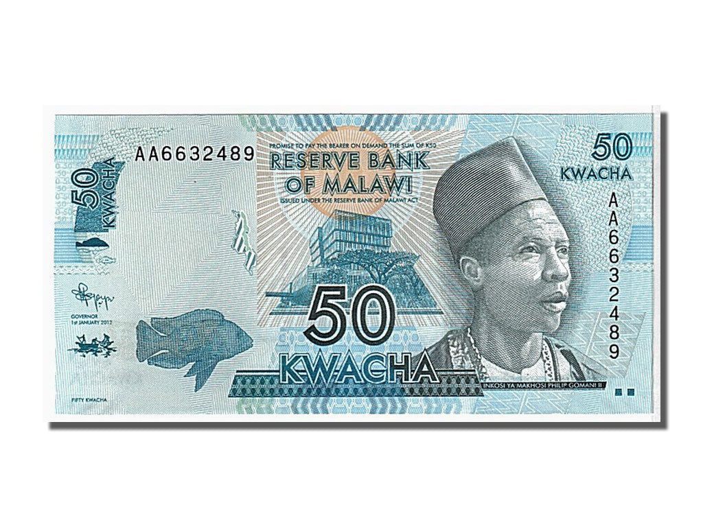 Banconote, Malawi, 50 Kwacha, 2012, KM:58, FDS