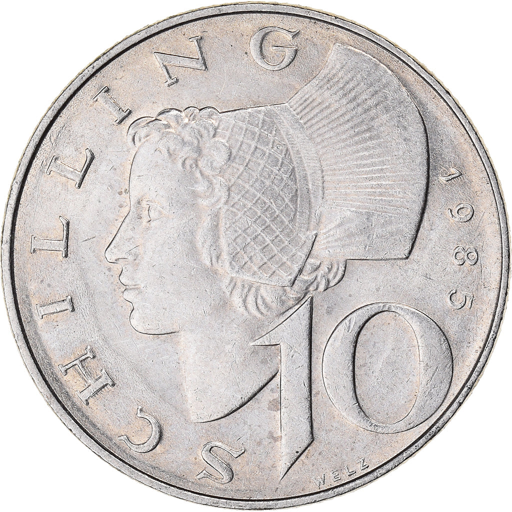 Moneta, Austria, 10 Schilling, 1985