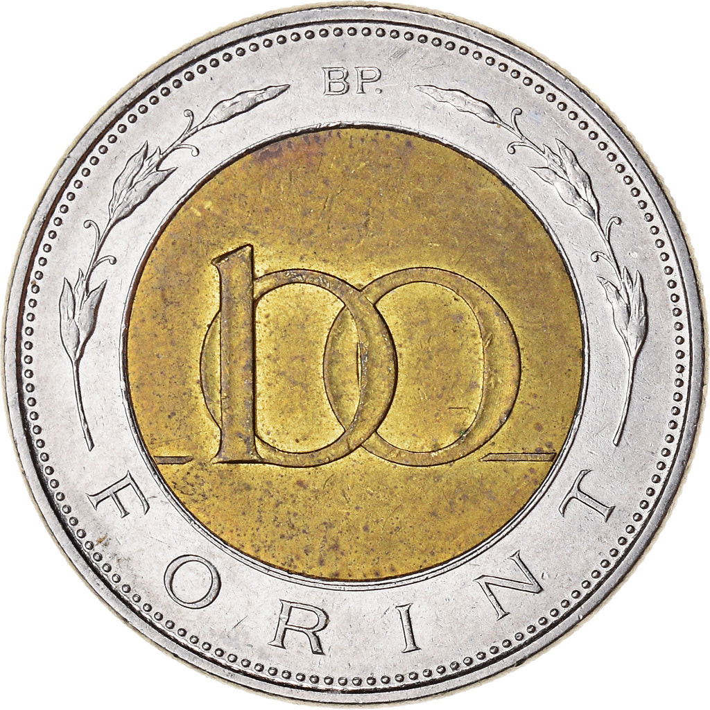 Moeda, Hungria, 100 Forint, 2007