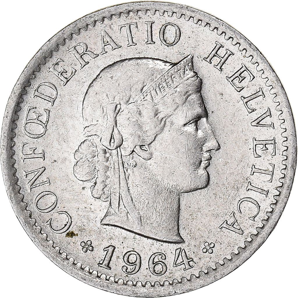 Moneta, Szwajcaria, 5 Rappen, 1964