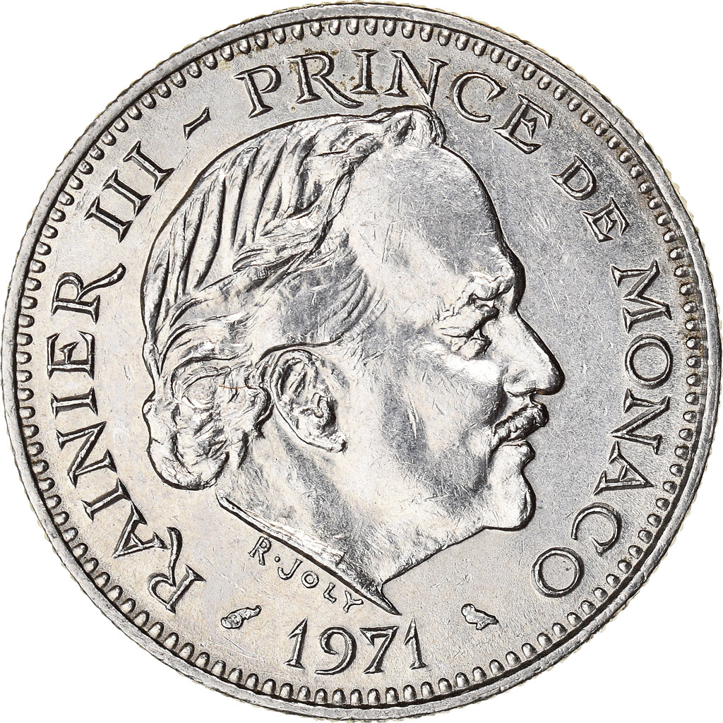 Moneta, Monaco, 5 Francs, 1971