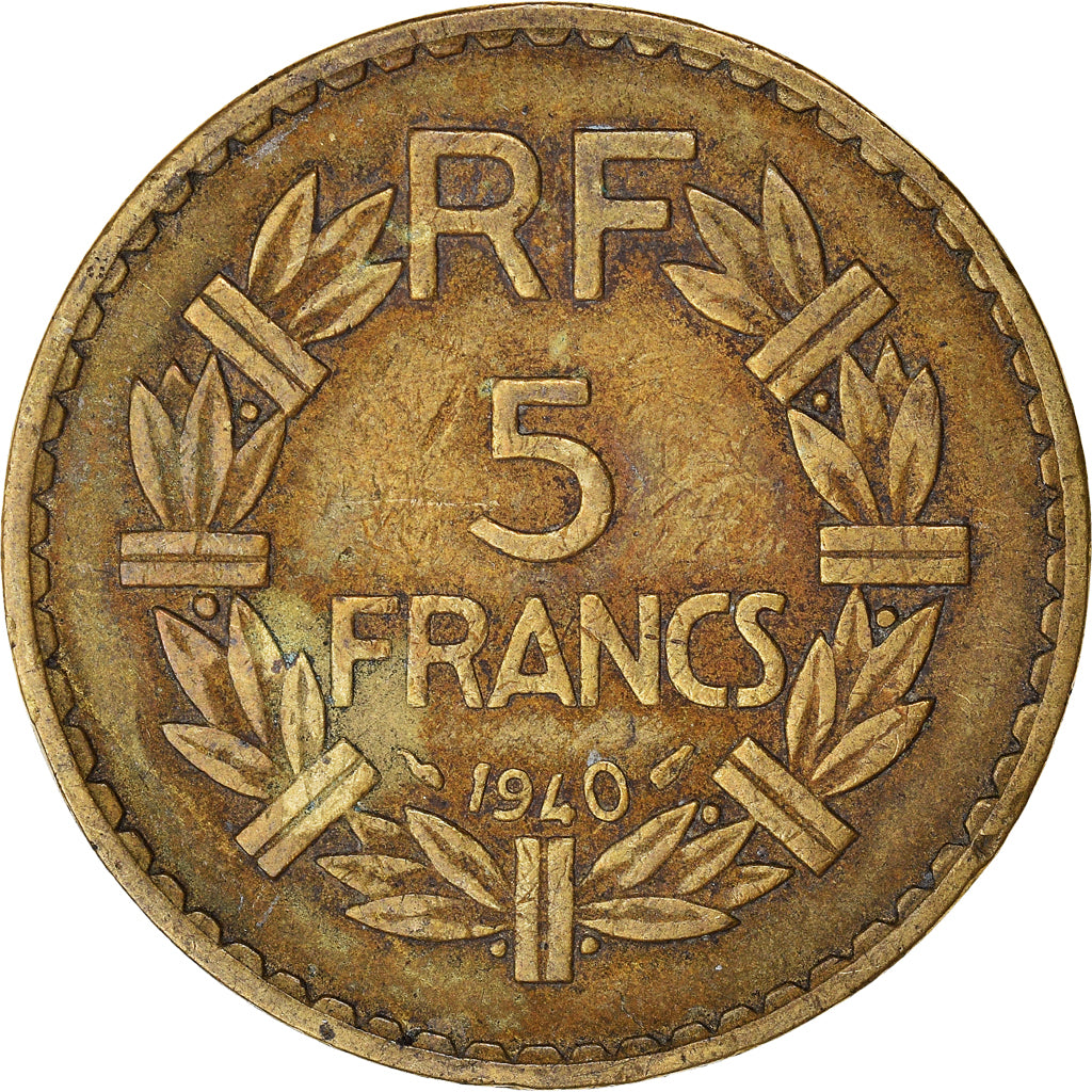 Moneta, Francia, 5 Francs, 1940