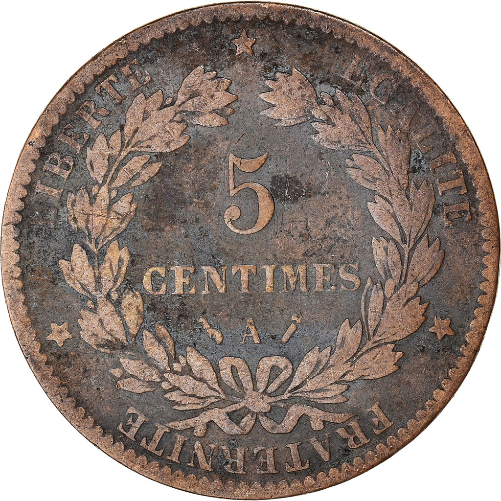 Moneta, Francia, 5 Centimes, 1888