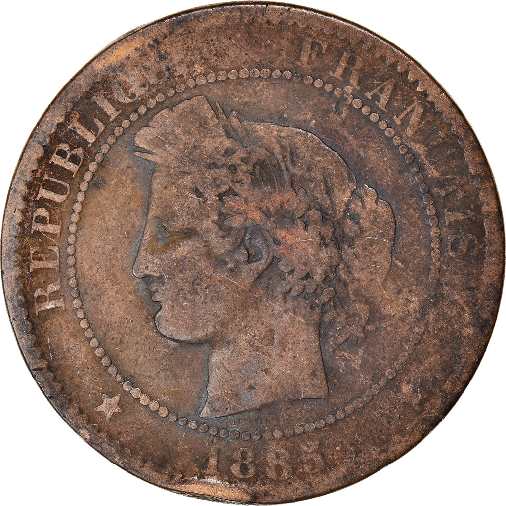 Munten, Frankrijk, 10 Centimes, 1885