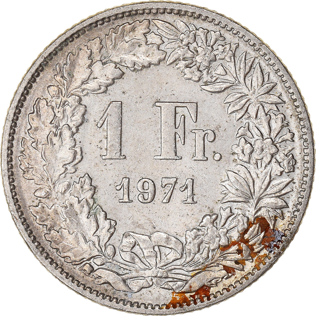 Moneta, Szwajcaria, Franc, 1971