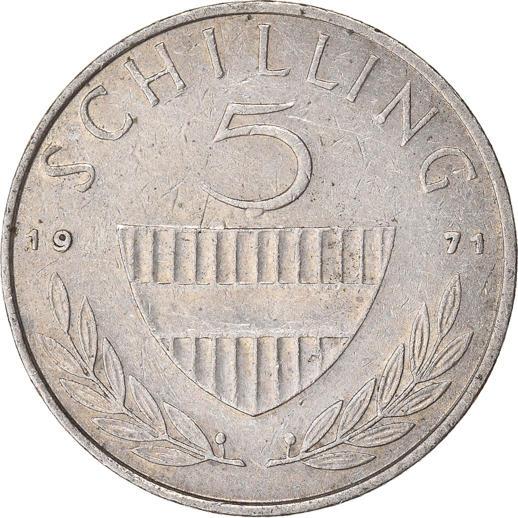 Coin, Austria, 5 Schilling, 1971
