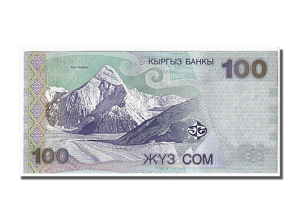 Billet, KYRGYZSTAN, 100 Som, 2002, NEUF