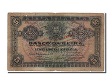 Banconote, Mozambico, 5 Libras, 1919, MB