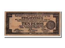 Filippine, 10 Pesos, 1942, KM:S137e, BB