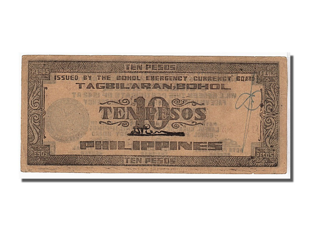 Filippine, 10 Pesos, 1942, KM:S137e, BB