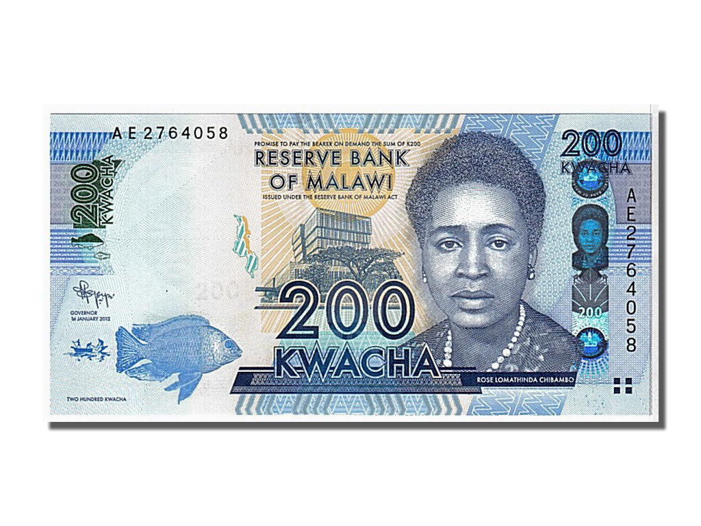 Geldschein, Malawi, 200 Kwacha, 2012, KM:60, UNZ