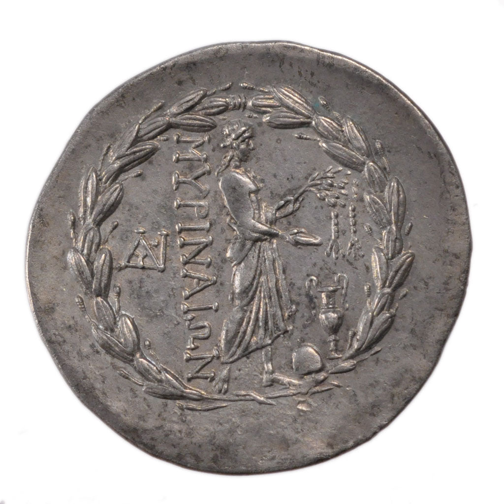 Aeolis, Myrhina, Tetradrachm, Myrina, AU(55-58), Silver, Pozzi #2306v, 16.30